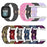 Replace Strap for Fitbit Versa 3/Sense Nylon Canvas Watch Band - Purple Stripes - 6