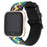 Ethnic Style Genuine Leather Cloth Watch Band Replacement for Fitbit Versa 2 / 1 - Multi-color - 3
