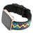 Ethnic Style Genuine Leather Cloth Watch Band Replacement for Fitbit Versa 2 / 1 - Multi-color - 4