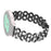 For Huami Amazfit GTS 2 Alloy Watch Strap Stylish Rhinestone Gourd Design Wrist Band - Black - 2