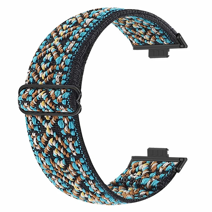 For Huawei Watch Fit 3 Replacement Wrist Band Elastic Breathable Watch Strap - Brown - 2