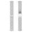 For Huawei Watch Fit 3 Stainless Steel Strap Smart Watch Replacement Band with Tool - Silver - 3