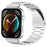 For Huawei Watch Fit 3 Stainless Steel Strap Smart Watch Replacement Band with Tool - Silver - 4