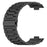 For Huawei Watch Fit 3 Replacement Band 3-Bead Stainless Steel Watch Strap with Tool - Black - 2