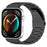 For Huawei Watch Fit 3 Replacement Band 3-Bead Stainless Steel Watch Strap with Tool - Black - 4
