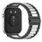For Huawei Watch Fit 3 Replacement Band Smart Watch Stainless Steel Strap with Tool - Black+Silver+Black - 1