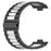 For Huawei Watch Fit 3 Replacement Band Smart Watch Stainless Steel Strap with Tool - Black+Silver+Black - 2
