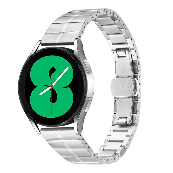 For Garmin Vivoactive 5 Replacement Strap Stainless Steel Smartwatch Wrist Band - Silver - 2