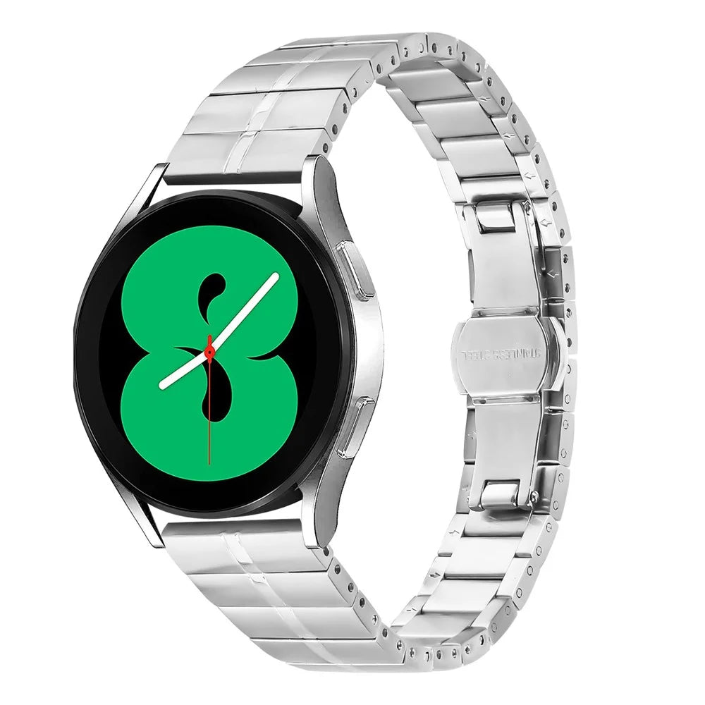 For Garmin D2 Air X10 / Bounce Stylish Watch Strap 1-Bead Stainless Steel Wrist Band - Silver - 2