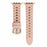 Rivet Punk Style Genuine Leather Watch Replace Strap for Apple Watch Series 11 10 42mm / 9 8 7 41mm / SE3 SE2 SE 6 5 4 40mm / 3 2 1 38mm - Pink - 1