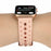 Rivet Punk Style Genuine Leather Watch Replace Strap for Apple Watch Series 11 10 42mm / 9 8 7 41mm / SE3 SE2 SE 6 5 4 40mm / 3 2 1 38mm - Pink - 6