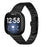 For Fitbit Sense / Versa 3 Stainless Steel Watch Strap Wrist Band Replacement - Black - 2