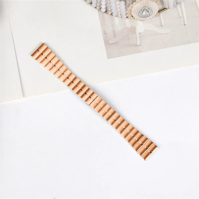 For SyncUP Kids Watch Stainless Steel Wrist Strap Line Design Replacement Watch Band - Rose Gold - 3