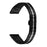 For Garmin Forerunner 245 / 245 Music Stainless Steel Watch Strap Replacement Wrist Band - Black+Silver - 1