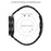 For Garmin Forerunner 245 / 245 Music Stainless Steel Watch Strap Replacement Wrist Band - Black+Silver - 4