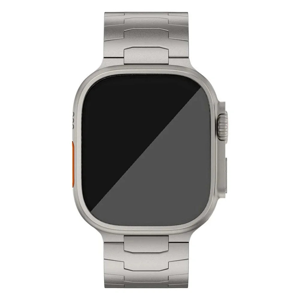 For Apple Watch Ultra 3 2 1 49mm / Series 11 10 46mm / 9 8 7 45mm / SE3 SE2 SE 6 5 4 44mm / 3 2 1 42mm Titanium Alloy 26mm Band -  Titanium - 3