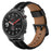 20mm Double Keel Genuine Leather Wrist Strap Watch Band for Huami Amazfit GTR 42mm - Black - 3