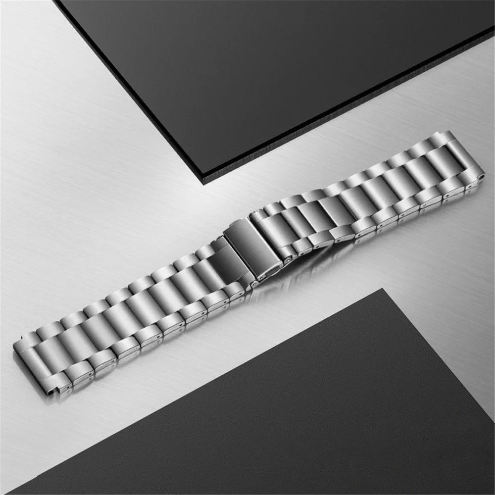 For Huawei Watch GT4 / GT3 / GT2 46mm Titanium Alloy Watch Strap 22mm Band - Black - 5