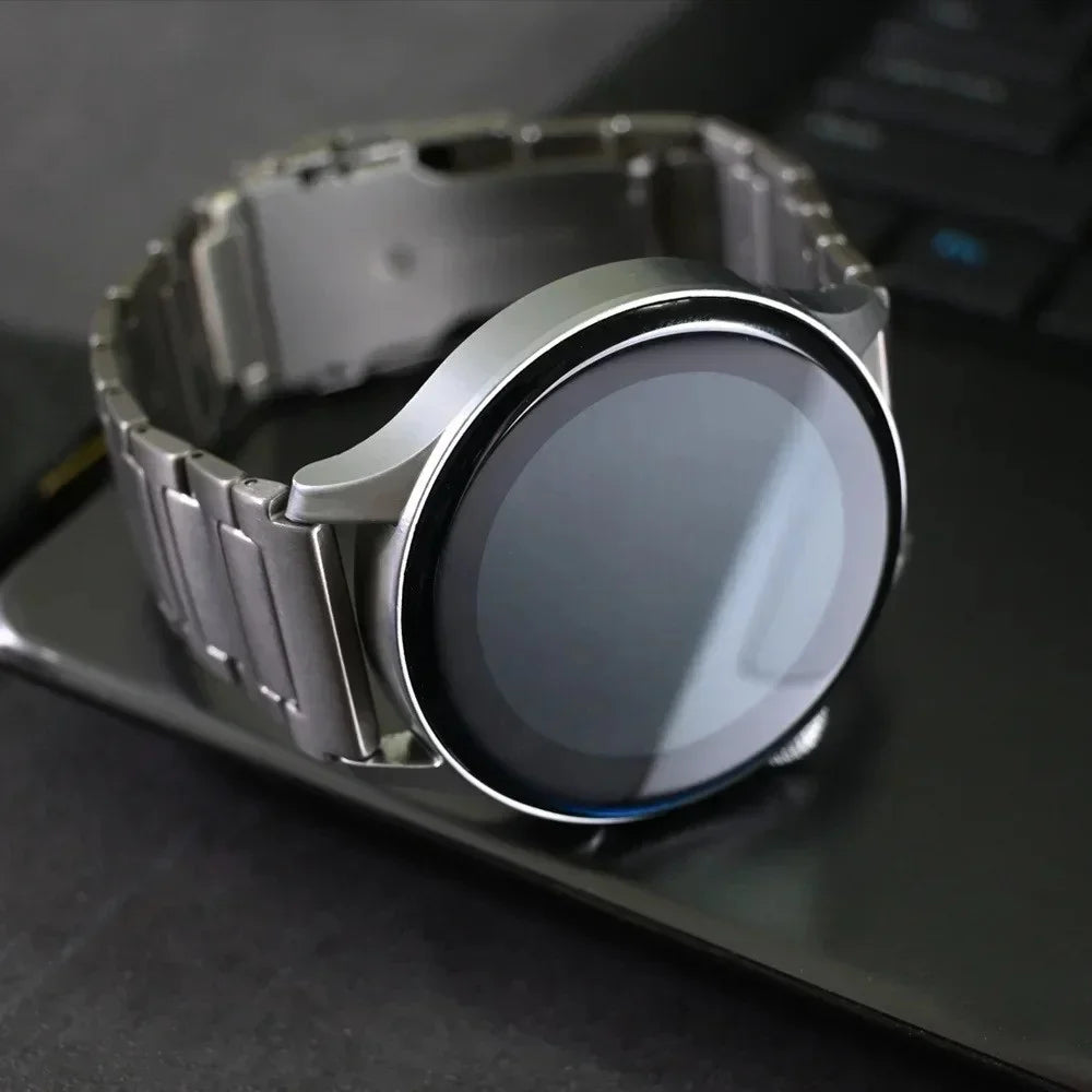 For Huawei Watch GT 2/3/4 46mm/Xiaomi Mi Watch/Samsung Titanium Alloy Watch Strap 22mm - Titanium - 5
