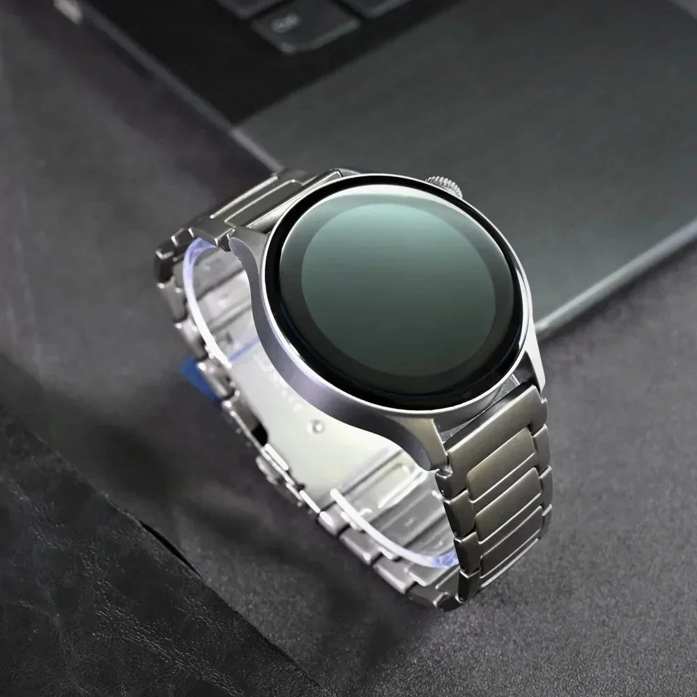 For Huawei Watch GT 2/3/4 46mm/Xiaomi Mi Watch/Samsung Titanium Alloy Watch Strap 22mm - Titanium - 6