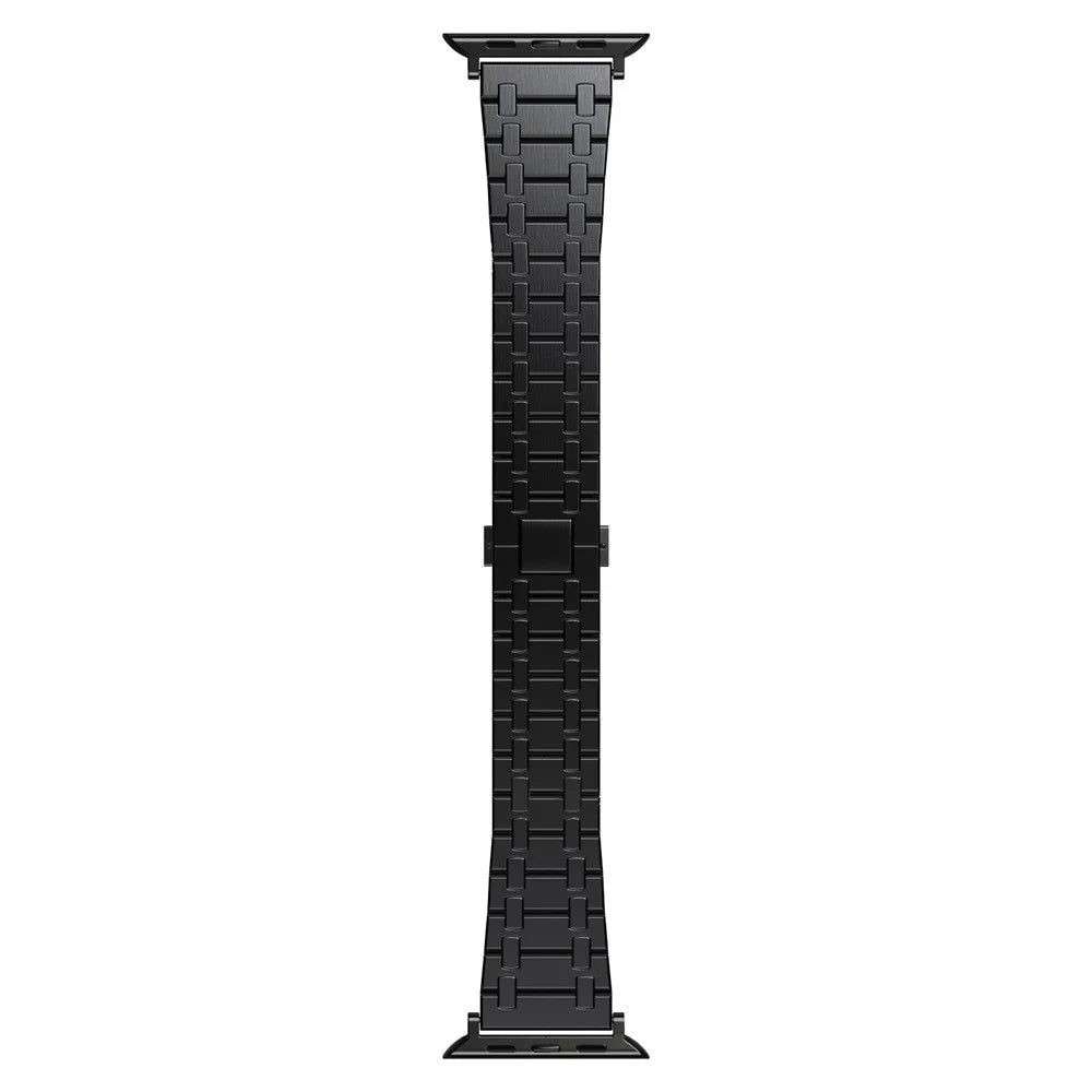 For Apple Watch Ultra 3 2 1 49mm / Series 11 10 46mm / 9 8 7 45mm / SE3 SE2 SE 6 5 4 44mm / 3 2 1 42mm Titanium Alloy Band - Black - 5
