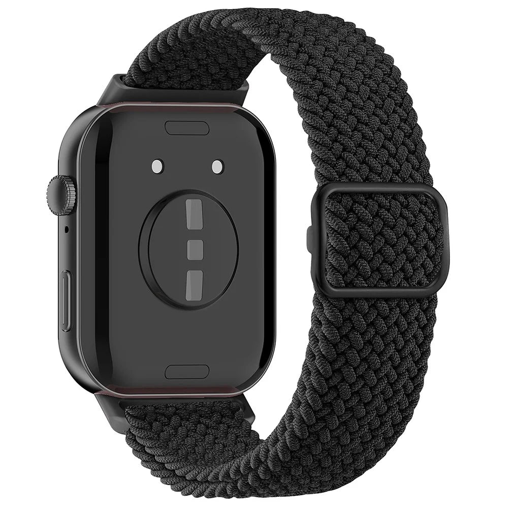 For Huawei Watch Fit 3 Adjustable Nylon Braided Watch Band Woven Style Wrist Strap - Style A - 1