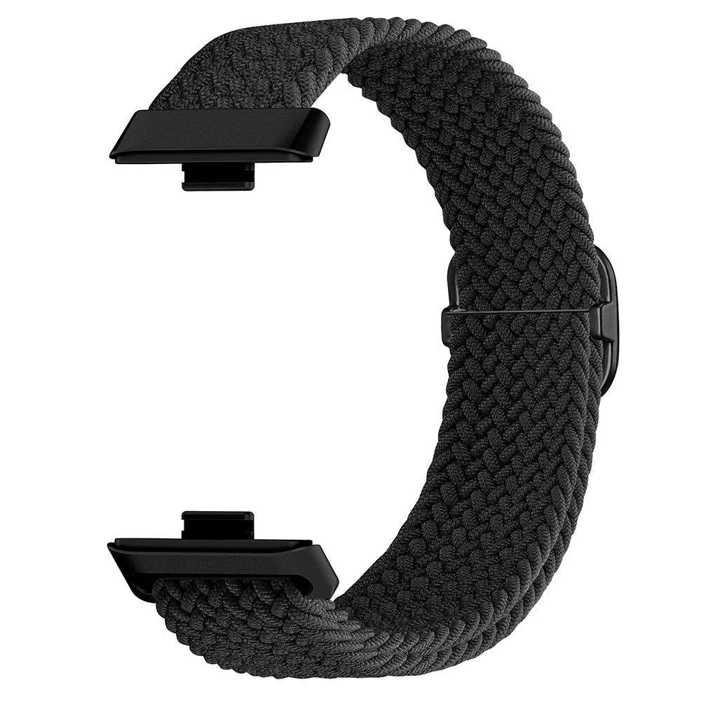 For Huawei Watch Fit 3 Adjustable Nylon Braided Watch Band Woven Style Wrist Strap - Style A - 2