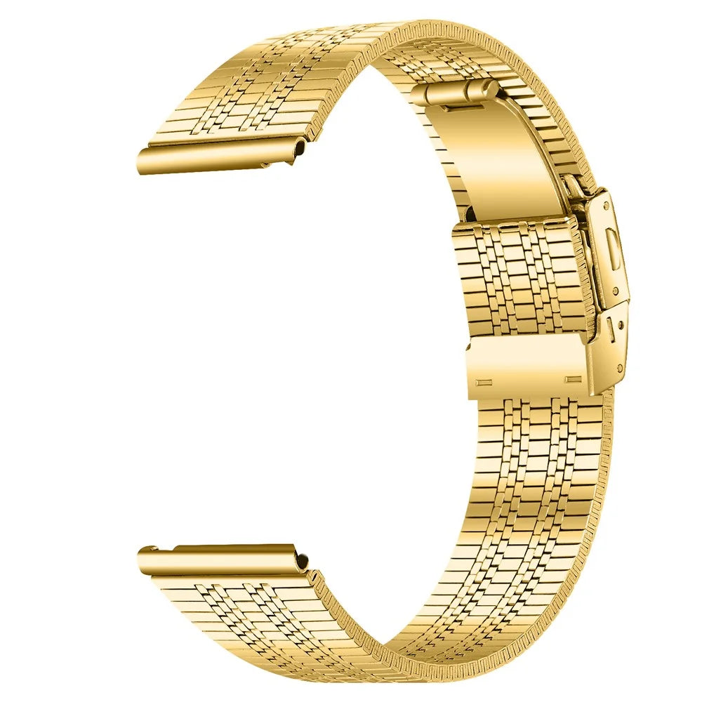 20mm Wrist Band for Garmin Vivomove Style  /  Garminmove Style Stainless Steel Watch Strap - Gold - 2