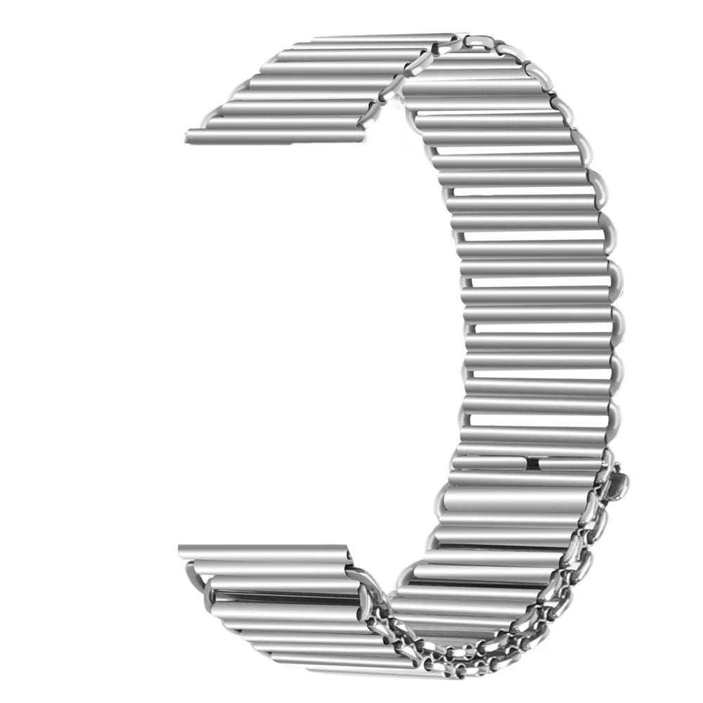 For Garmin Vivomove Style / Vivomove / Vivomove HR Sport / Garminmove Style Stainless Steel Watch Band 20mm Strap - Silver - 2