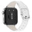 For Huawei Watch Fit 3 PU Leather Band Slim Watch Strap - White - 1