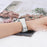 For Huawei Watch Fit 3 PU Leather Band Slim Watch Strap - White - 5