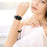 For Huawei Watch Fit 3 Metal Band Smart Watch Wrist Strap with Rhinestone - Black - 5
