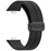 For Huawei Watch Fit 3 Silicone Watch Band Strap with Magnetic Folding Buckle - Black - 2