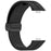 For Huawei Watch Fit 3 Silicone Watch Band Strap with Magnetic Folding Buckle - Black - 3