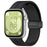 For Huawei Watch Fit 3 Silicone Watch Band Strap with Magnetic Folding Buckle - Black - 4