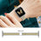 For Apple Watch Series 11 10 42mm / 9 8 7 41mm / SE3 SE2 SE 6 5 4 40mm / 3 2 1 38mm Watch Strap Stainless Steel Band - Silver+Gold - 4