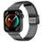 For Huawei Watch Fit 3 Band 316L Stainless Steel Replacement Strap, Black - 2
