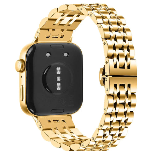 For Huawei Watch Fit 3 Metal Mesh Band 316L Stainless Steel Watch Strap - Gold - 1