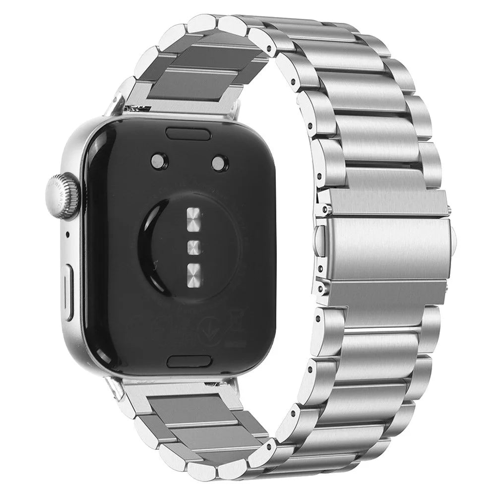 For Huawei Watch Fit 3 Stainless Steel Band Replacement Watch Strap - Silver - 1