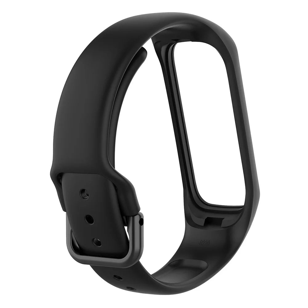 Smart Watch Band Silicone Wrist Strap Replacement for Samsung Galaxy Fit2 SM-R220 - Black - 3