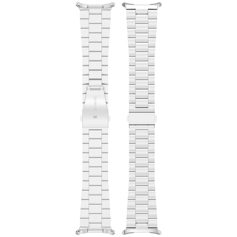For Samsung Galaxy Watch Ultra2 47mm / Watch Ultra (2025) 47mm / Watch Ultra 47mm Metal Watch Band Three-Beads Steel Wrist Strap - Black - 5