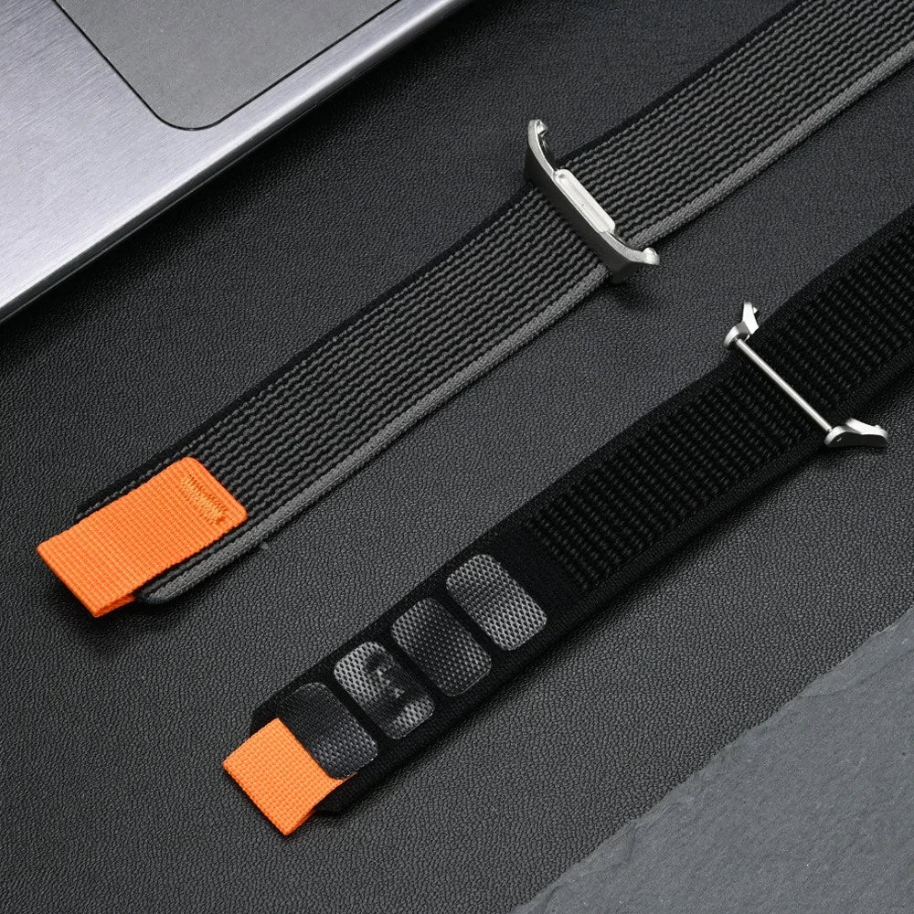 For Samsung Galaxy Watch Ultra2 47mm / Watch Ultra (2025) 47mm / Watch Ultra 47mm Braided Nylon Wrist Band Replacement Watch Strap - Black - 2