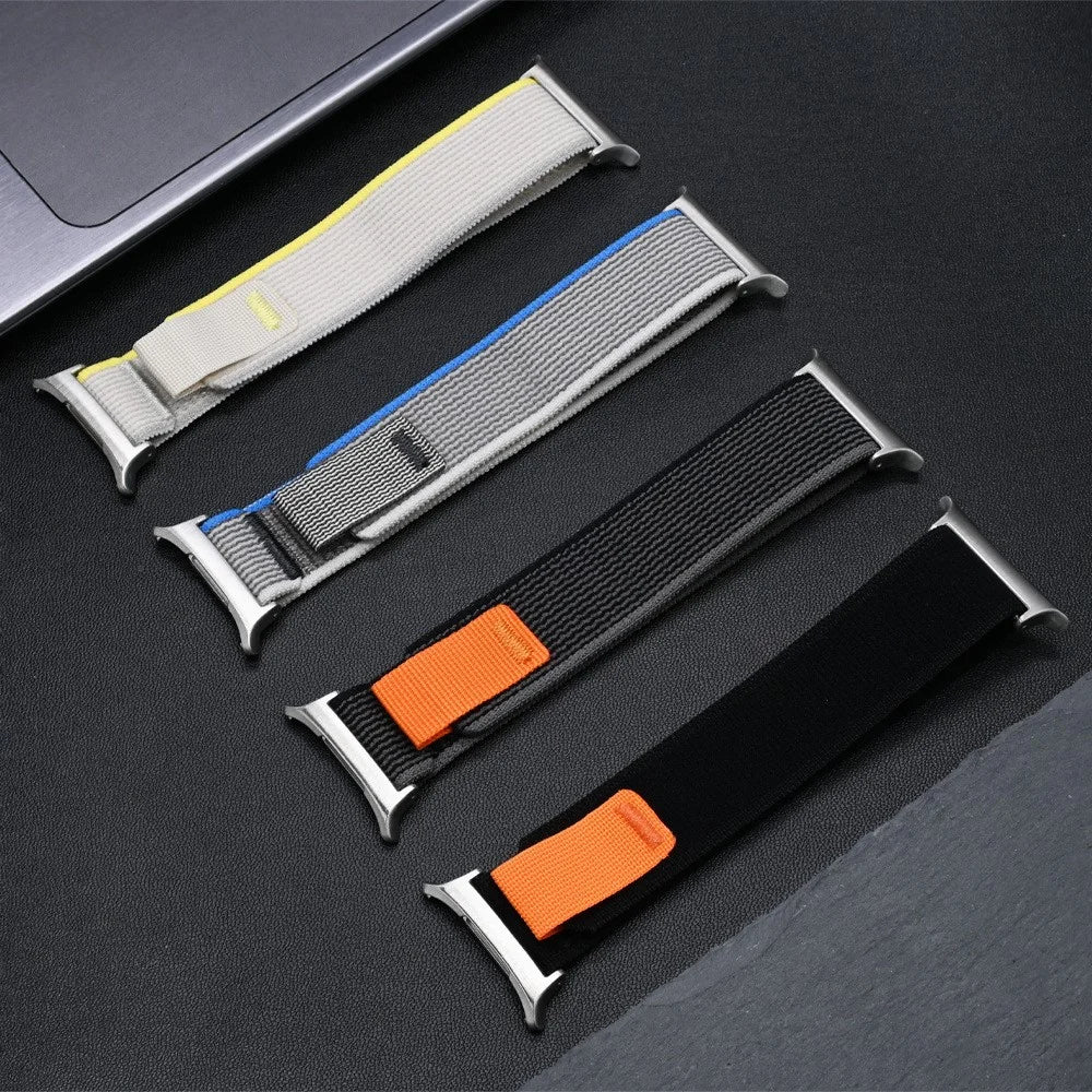 For Samsung Galaxy Watch Ultra2 47mm / Watch Ultra (2025) 47mm / Watch Ultra 47mm Braided Nylon Wrist Band Replacement Watch Strap - Black - 4