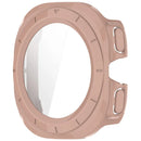 For Samsung Galaxy Watch Ultra (2025) 47mm / Ultra 47mm PC Protective Case Watch Frame Integrated with Tempered Glass Screen Film - Pink - 2