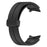 For Samsung Galaxy Watch7 40mm Replacement Band Magnetic Folding Black Buckle Silicone Strap - Black - 2