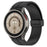 For Samsung Galaxy Watch7 40mm Replacement Band Magnetic Folding Black Buckle Silicone Strap - Black - 5