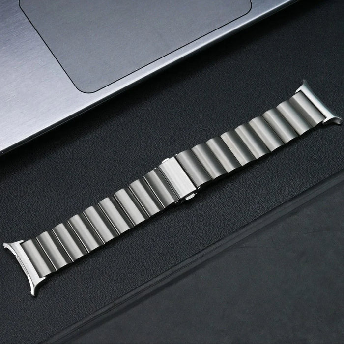 For Samsung Galaxy Watch Ultra2 47mm / Watch Ultra (2025) 47mm / Watch Ultra 47mm Titanium Alloy Strap Smart Watch Replacement Band - Silver - 1