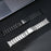 For Samsung Galaxy Watch Ultra2 47mm / Watch Ultra (2025) 47mm / Watch Ultra 47mm Replacement Band 3-Bead Titanium Alloy Watch Strap - Silver - 3