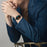 For Huawei Watch Fit 3 Rhinestone Decor Wave Shape Sliding Bracelet Watch Strap - Black - 7
