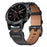 For Garmin Fenix 3 / 5 / 5X / 6X / 7X 22mm Universal Smart Watch Genuine Cow Leather Band Replacement Strap - Black+Nappa Texture - 4